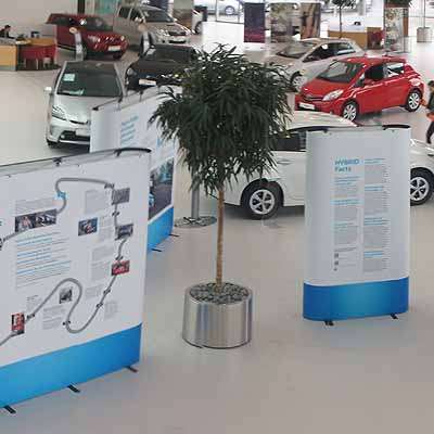  High-Tech-Ausstellung im Schauraum