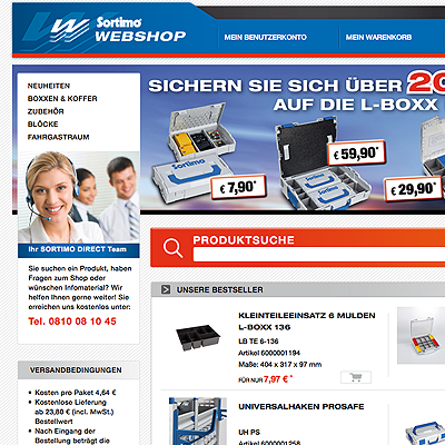  Neuer Webshop