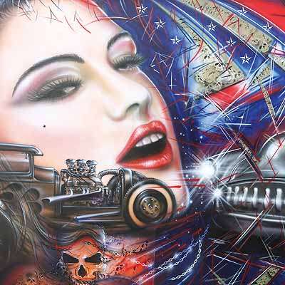  Hotrods, Pin-Ups & Muscle Cars