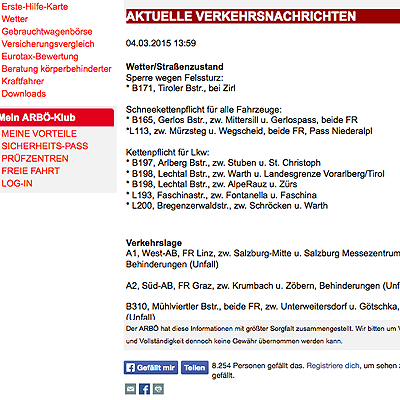  Verkehrsinfos aufs Smartphone
