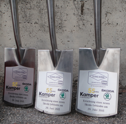  Eisenstadt: Baubeginn für Skoda bei Autohaus Kamper 