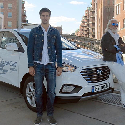  Hyundai: Rekordfahrt mit Wasserstoff-Fahrzeug