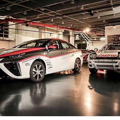  Toyota Mirai bei ADAC-Rallye