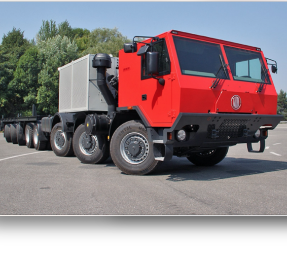  Mit dem 8-Achser ins Gelände