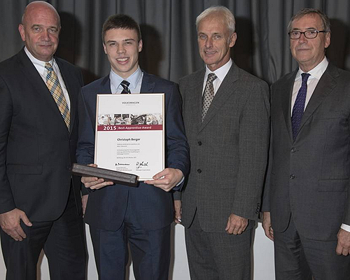  VW ehrt die weltbesten Lehrlinge