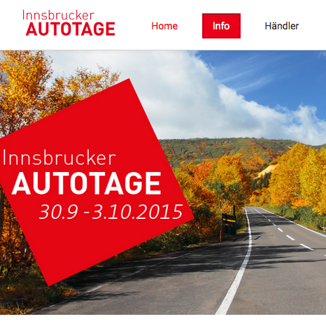  Sonniger Autoherbst in Innsbruck