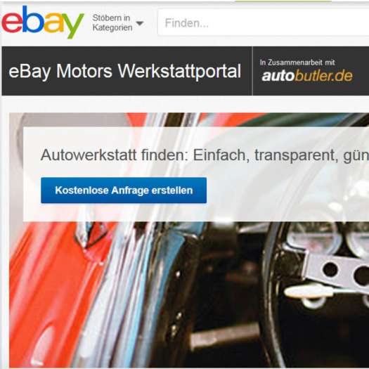  eBay beendet Werkstattvermittlung