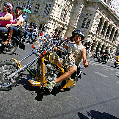  Großes Bikerfest in Wien
