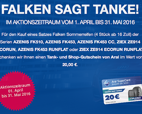  „Tanke“schön an die Kunden 