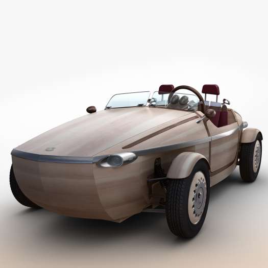  Toyota präsentiert „Holz-Auto“