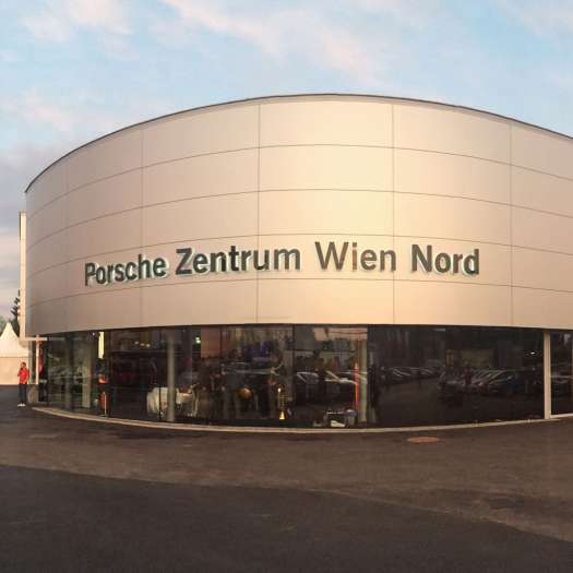  Fünf Konzernmarken in der Leopoldauer Straße