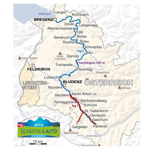  Silvretta Rallye: E-Autos eigenständig unterwegs