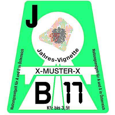  Vignette 2017 um 0,8 Prozent teurer
