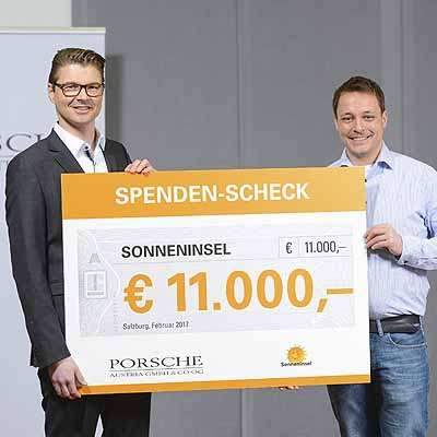  Porsche Austria spendet für guten Zweck