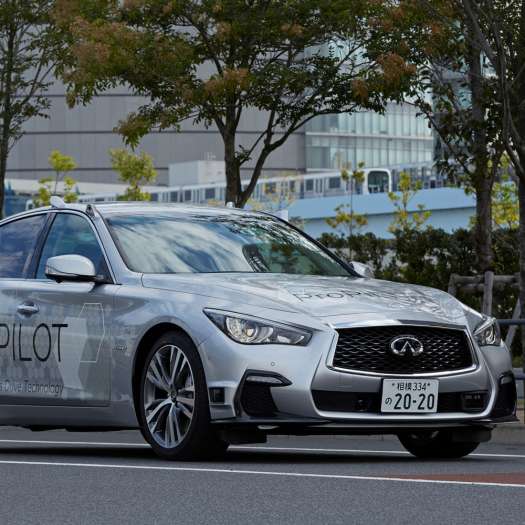  Nissan testet autonomes Fahren in Tokio