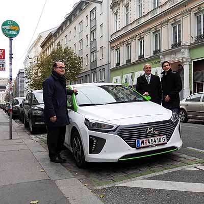  Wien: Carsharing „greenmove“ startet