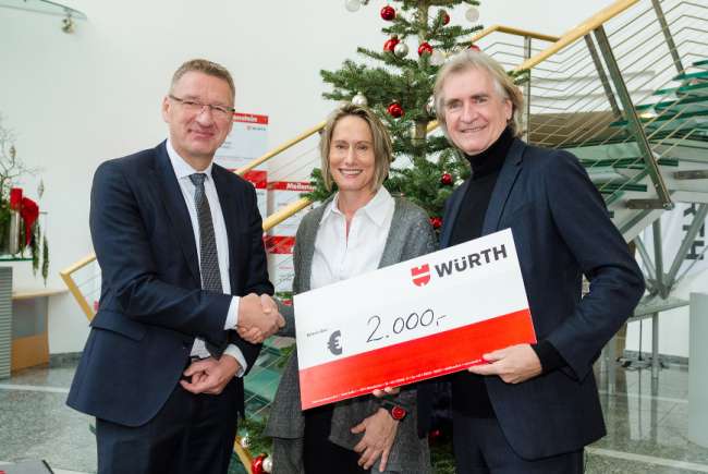  Würth-Meilenstein aktiviert Spende