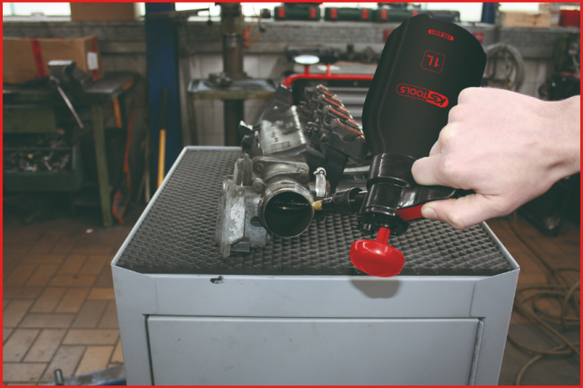  Sprühen in jeder Lage