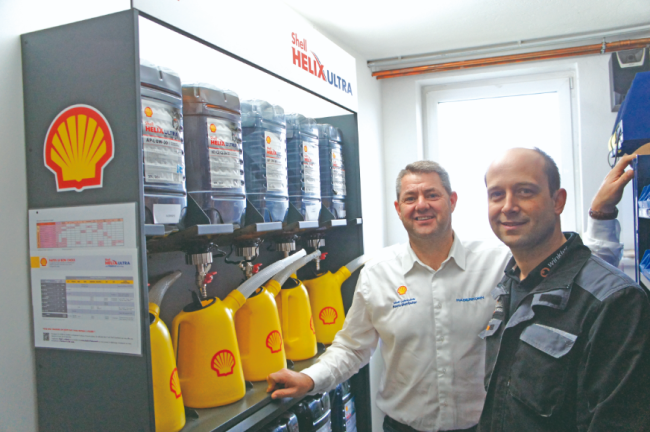  Sauberes System fürs Öl