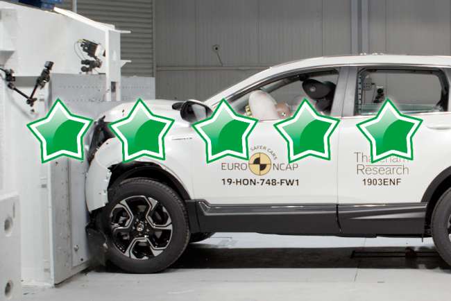  EuroNCAP: nun auch grüne Sterne