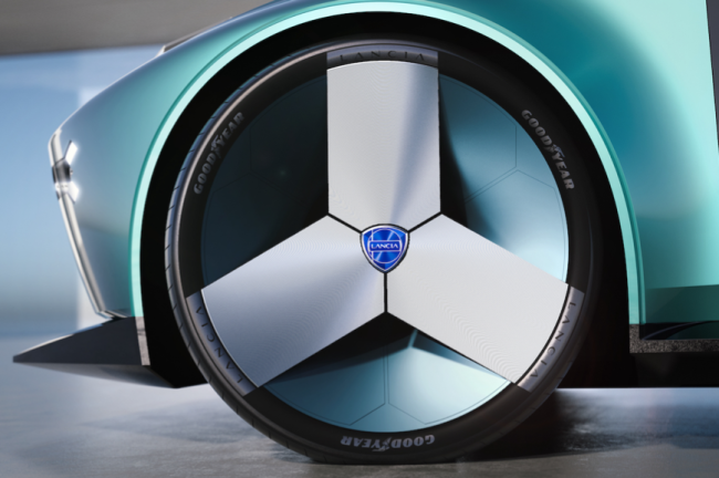  Lancia Pu+Ra HPE rollt auf Goodyear-Pneus