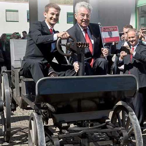  Präsident kam, sah und fuhr