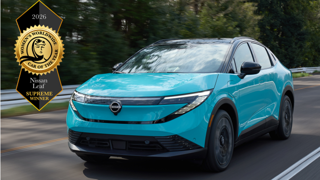  (Alltagstaugliche) E-Mobilität: Nissan Leaf gewinnt WWCOTY 2026