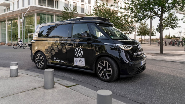  Schon mitgefahren: Moia VW ID. Buzz AD