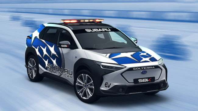 Subaru Solterra als Safety Car in der Superbike-WM