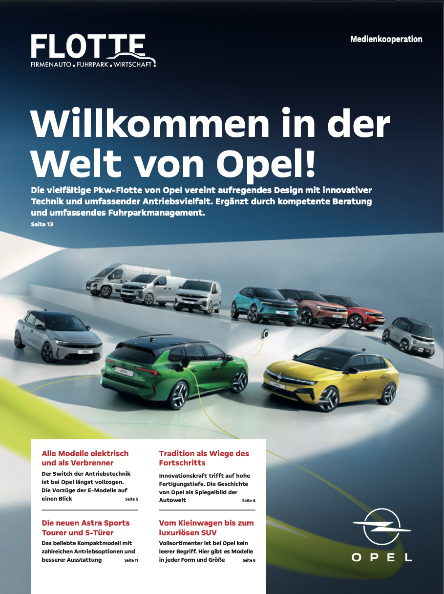 Sonderbeilage: Opel PKW & Nutzfahrzeuge