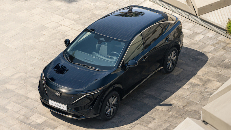 Sonnenkraft treibt Nissan Ariya an