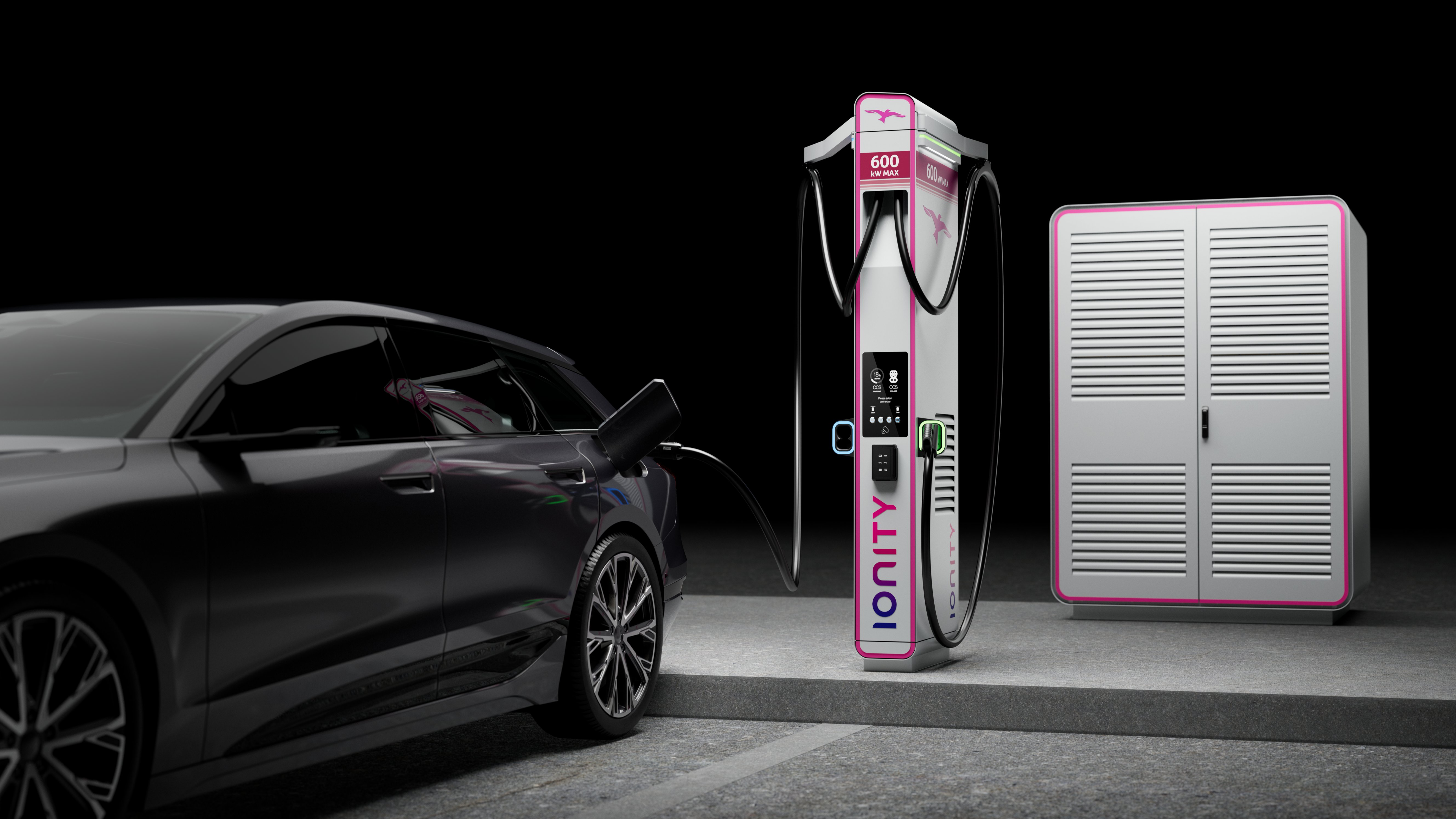 Ionity mit Ladegeschwindigkeiten bis 600 kW